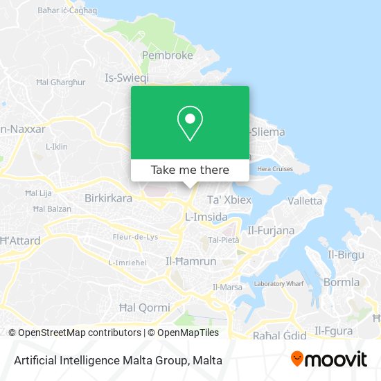 Artificial Intelligence Malta Group map