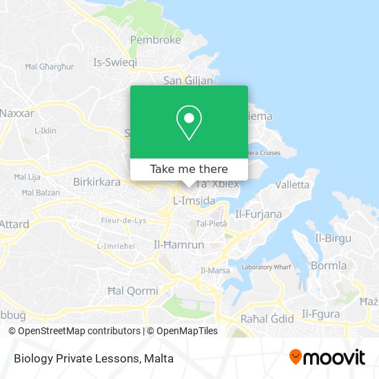Biology Private Lessons map