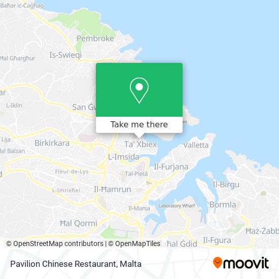 Pavilion Chinese Restaurant map