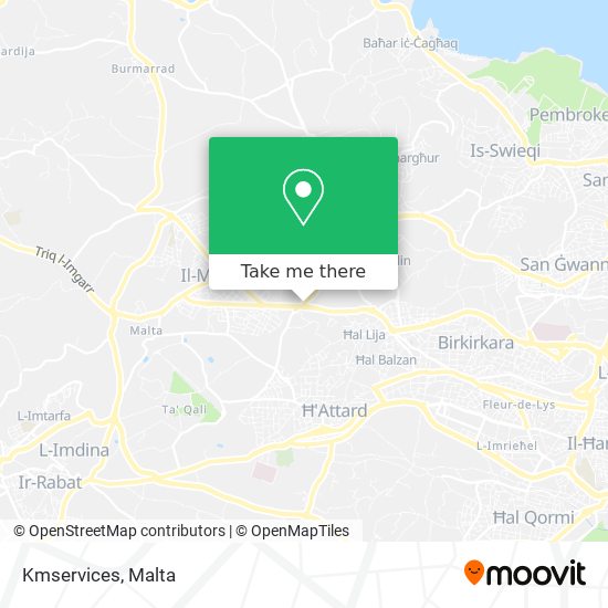 Kmservices map