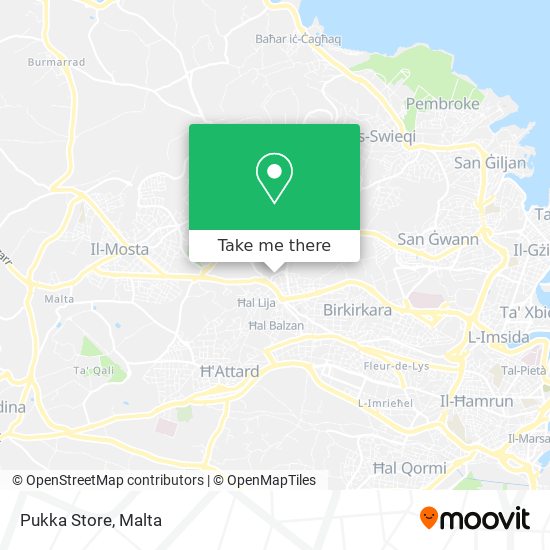 Pukka Store map