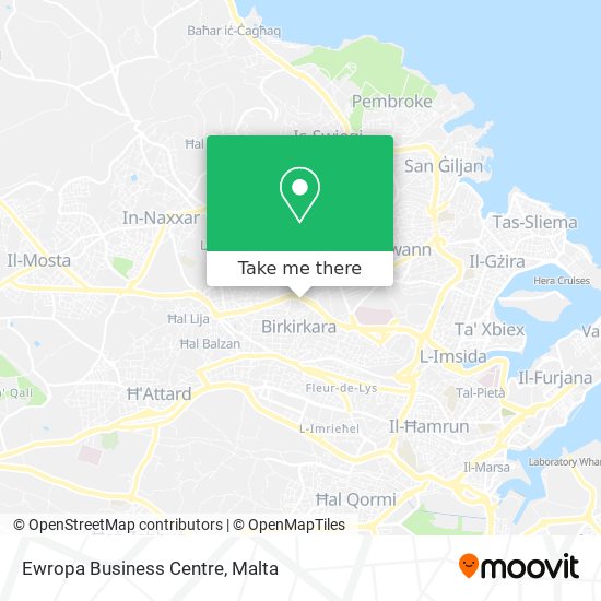 Ewropa Business Centre map