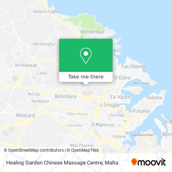 Healing Garden Chinese Massage Centre map