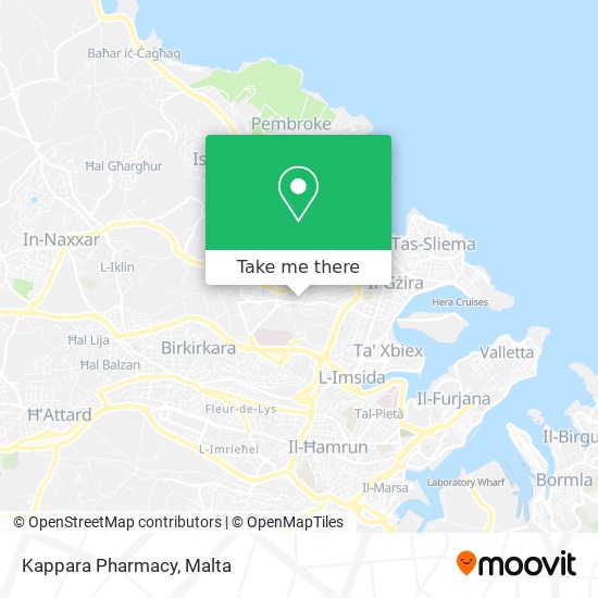 Kappara Pharmacy map