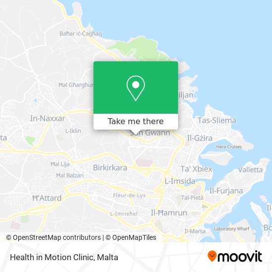 Health in Motion Clinic map