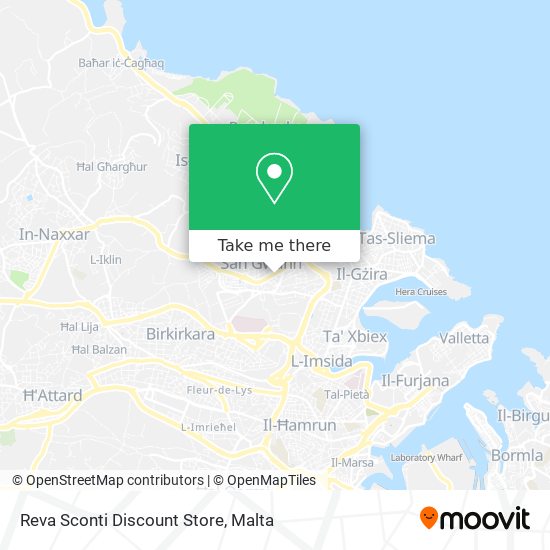 Reva Sconti Discount Store map