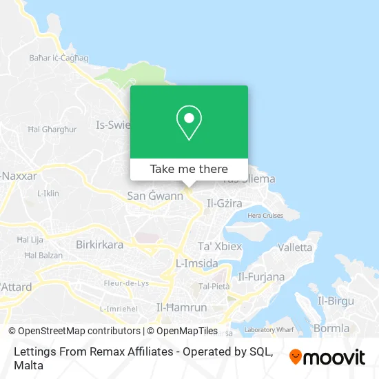 Lettings From Remax Affiliates - Operated by SQL map