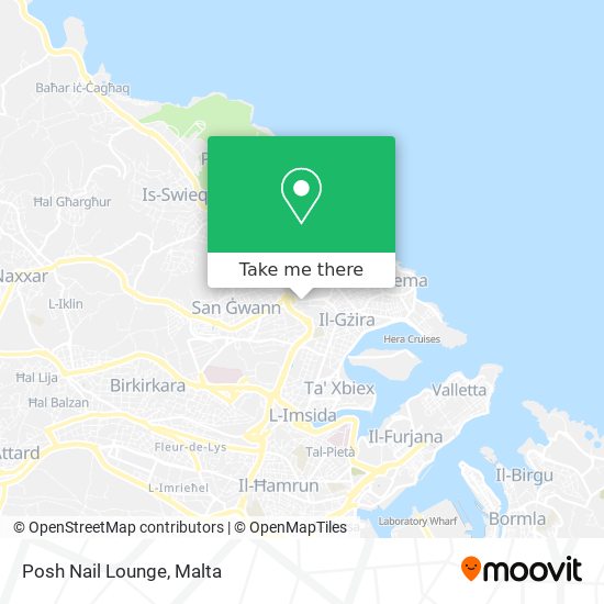 Posh Nail Lounge map