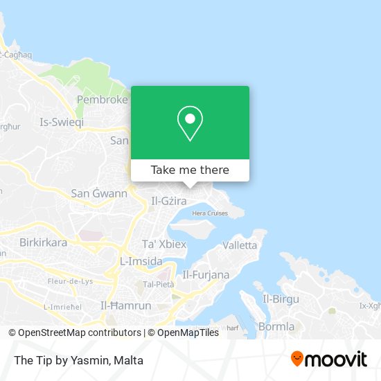 The Tip by Yasmin map