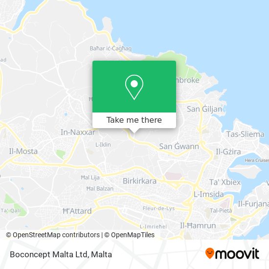 Boconcept Malta Ltd map