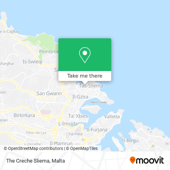 The Creche Sliema map