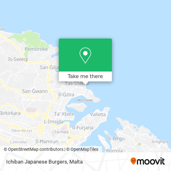 Ichiban Japanese Burgers map