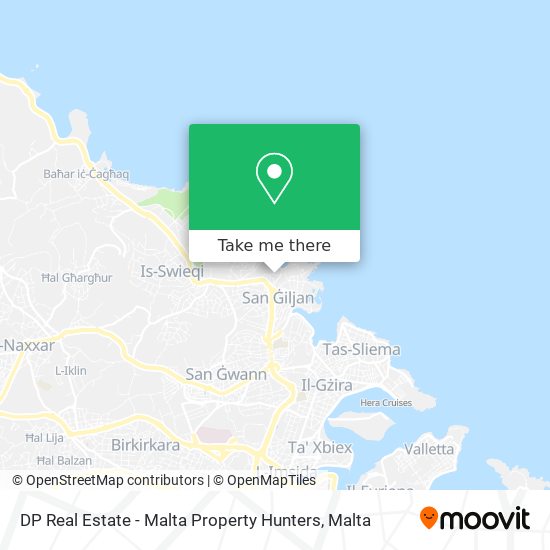 DP Real Estate - Malta Property Hunters map