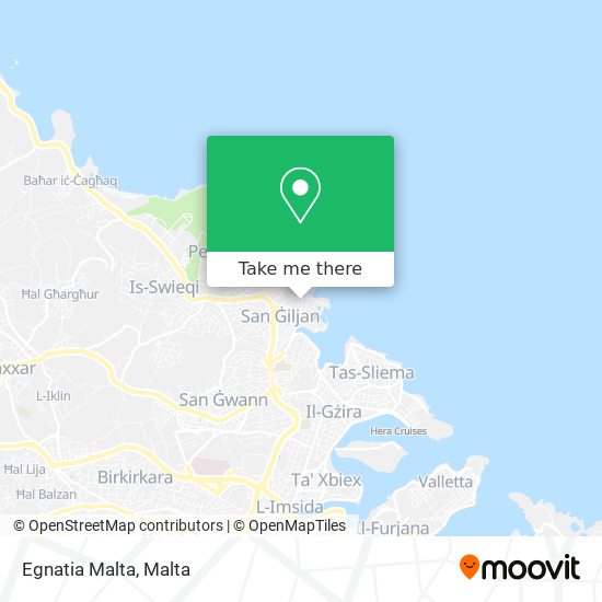 Egnatia Malta map