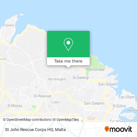 St John Rescue Corps HQ map