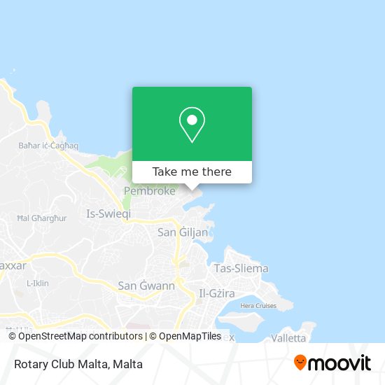 Rotary Club Malta map