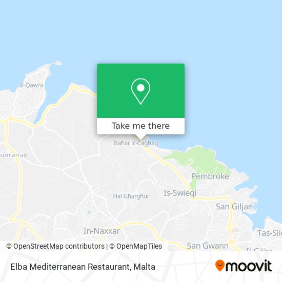 Elba Mediterranean Restaurant map
