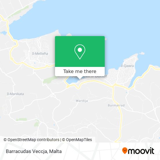 Barracudas Veccja map