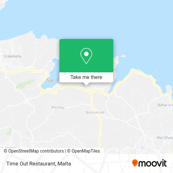 Time Out Restaurant map