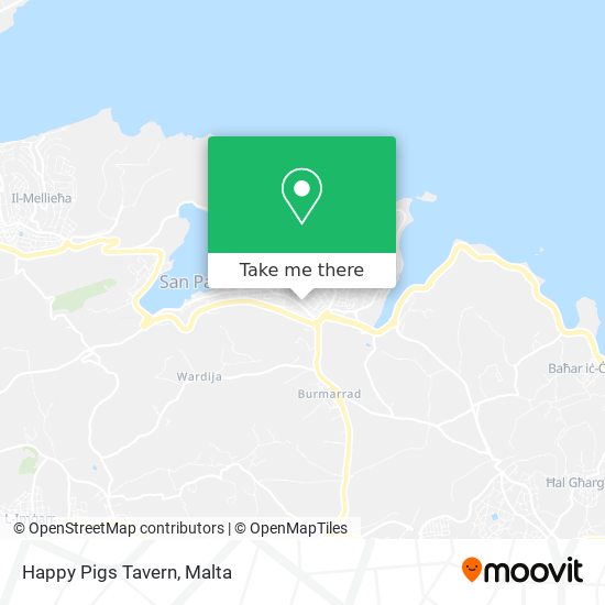 Happy Pigs Tavern map