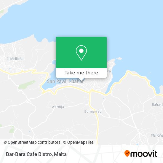 Bar-Bara Cafe Bistro map