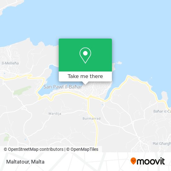 Maltatour map
