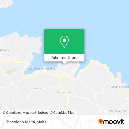 Chocoloco Malta map