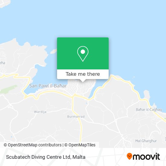 Scubatech Diving Centre Ltd map