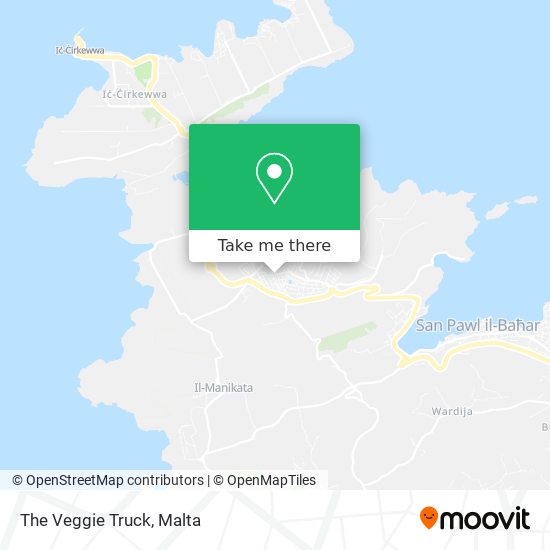 The Veggie Truck map