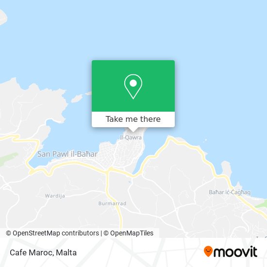 Cafe Maroc map