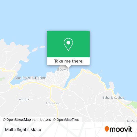 Malta Sights map