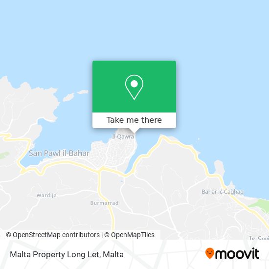 Malta Property Long Let map