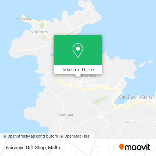 Fairways Gift Shop map