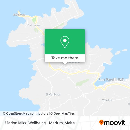 Marion Mizzi Wellbeing - Maritim map