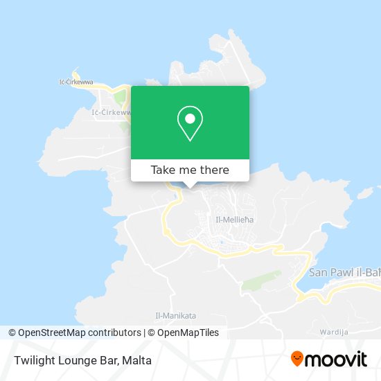 Twilight Lounge Bar map
