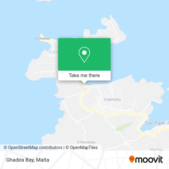 Ghadira Bay map