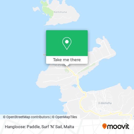 Hangloose: Paddle, Surf ‘N’ Sail map