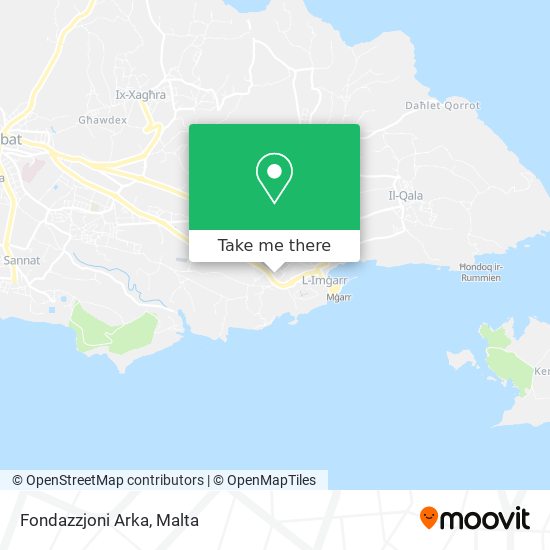 Fondazzjoni Arka map