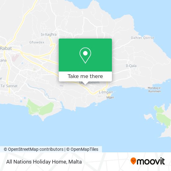 All Nations Holiday Home map