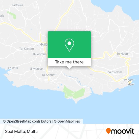 Seal Malta map
