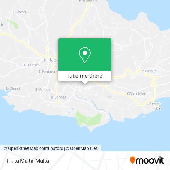 Tikka Malta map