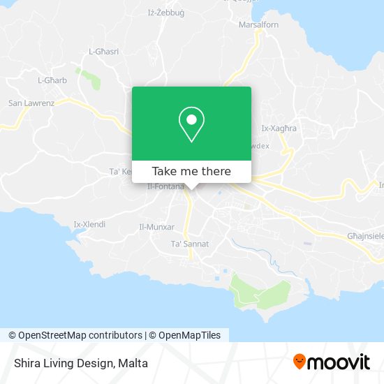 Shira Living Design map