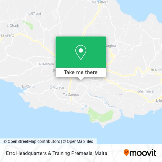 Errc Headquarters & Training Premesis map