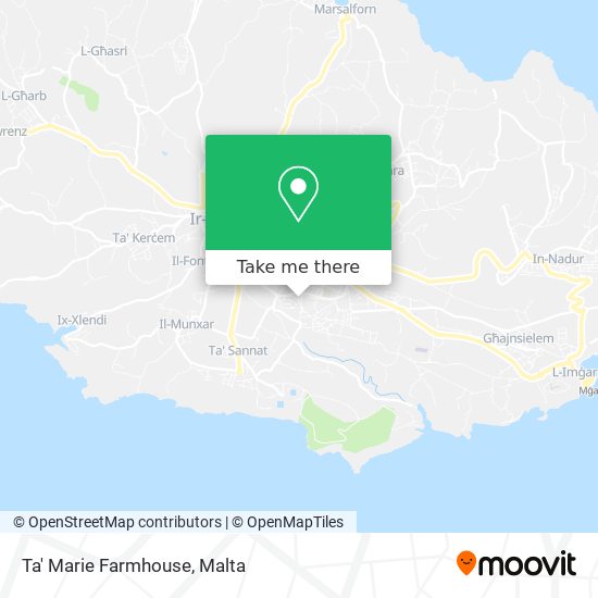 Ta' Marie Farmhouse map