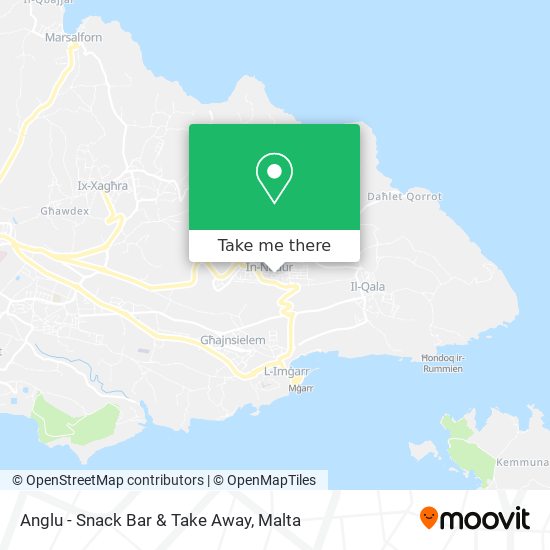 Anglu - Snack Bar & Take Away map