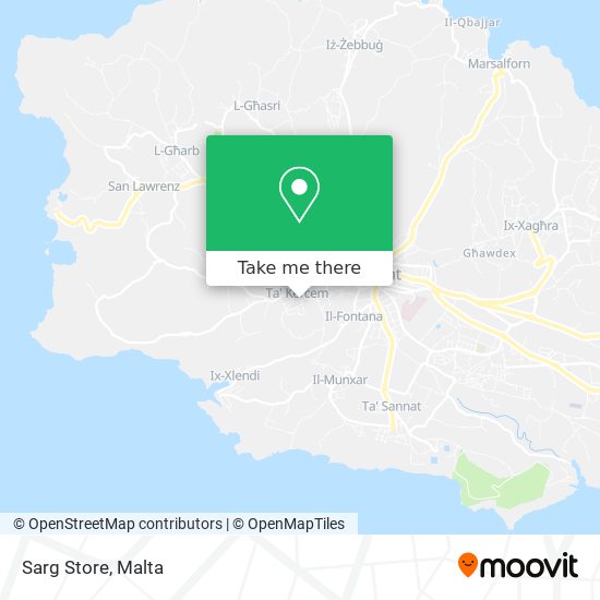 Sarg Store map