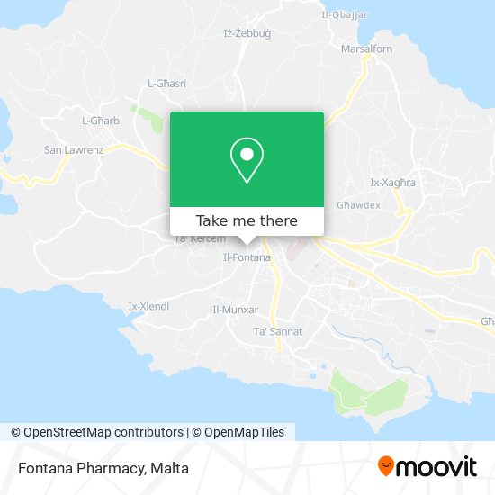 Fontana Pharmacy map