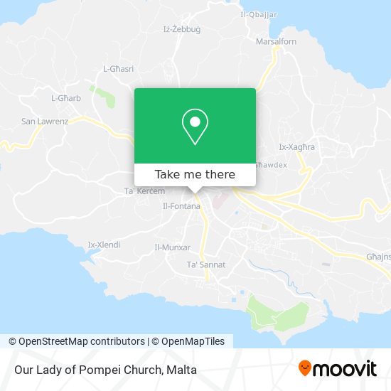 Our Lady of Pompei Church map