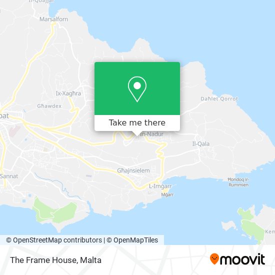 The Frame House map