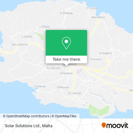 Solar Solutions Ltd. map